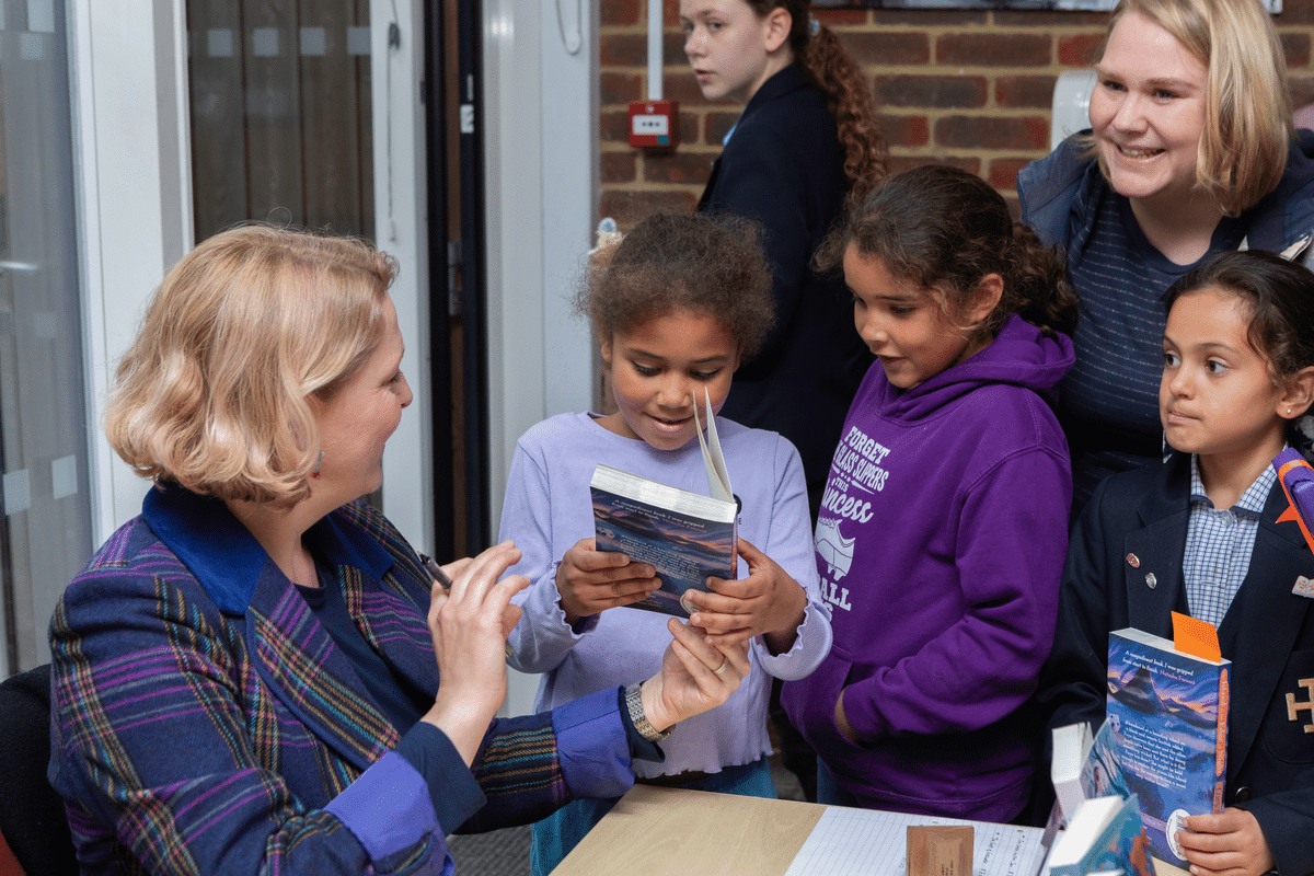 Author Lucy Strange visits for Book Launch and Signing